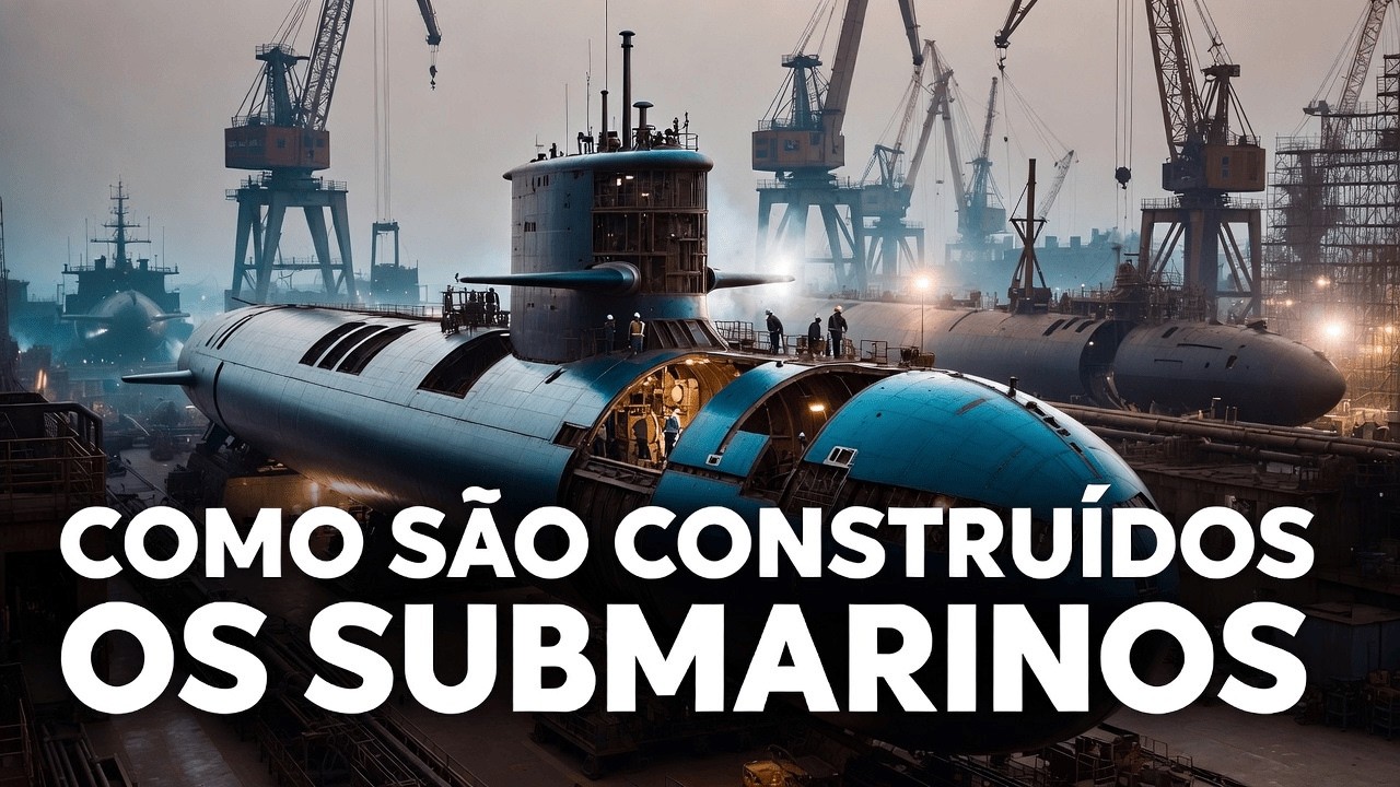 Como se Fabrica um Submarino – Montagem Gigante no Estaleiro (Do Chão de Fábrica)