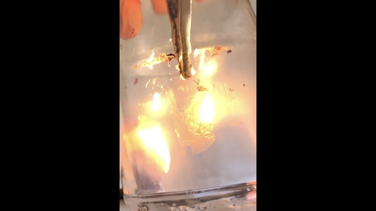 La combustion du carbone dans le dioxyg&egrave;ne