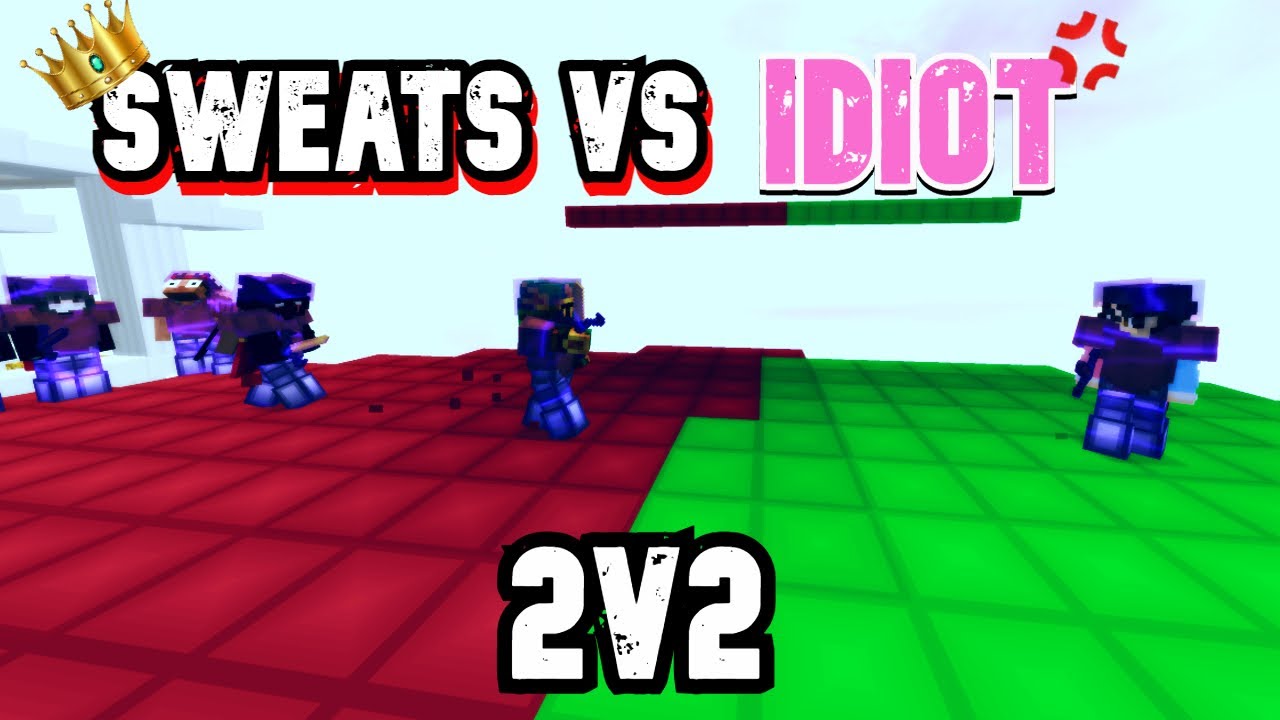 Getting destroyed by sweats | Bedwars 2vs2