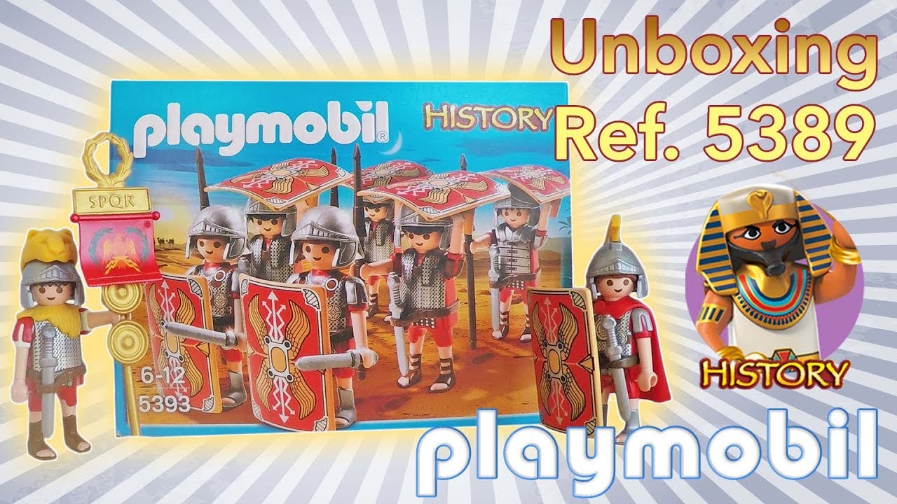 Unboxing PLAYMOBIL - Legionarios - Colección History - Referencia 5393