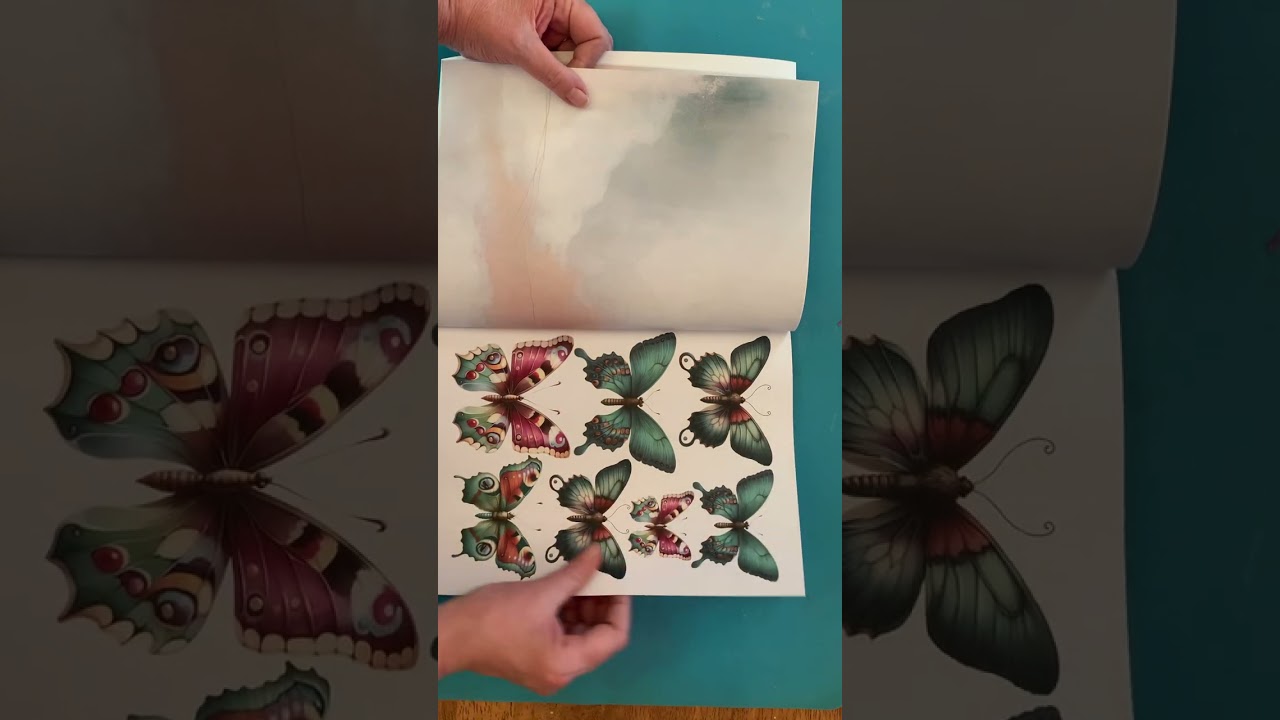 Collectanea Collage Ephemera for art journaling BUTTERFLIES Volume 1@MaremiSmallArt NOT SPONSORED