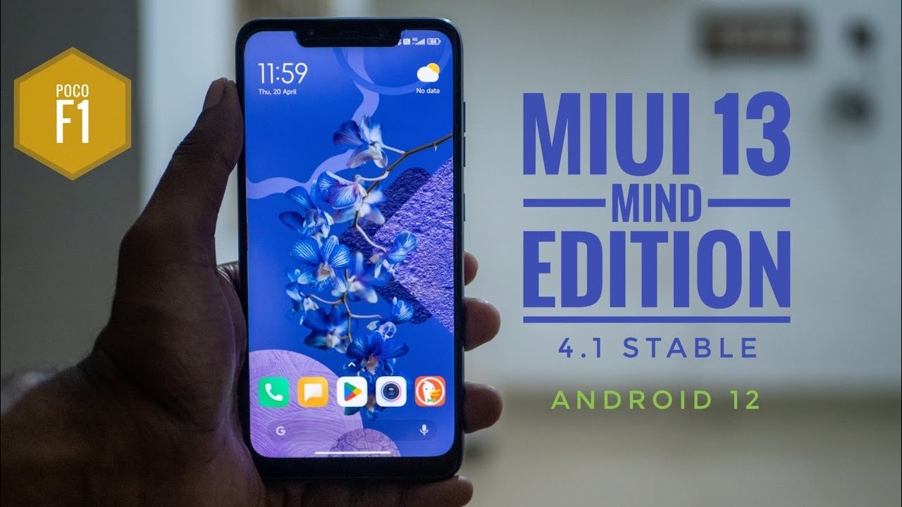MIUI 13 Mind Edition Custom ROM for POCO F1 | MIUI with Customization