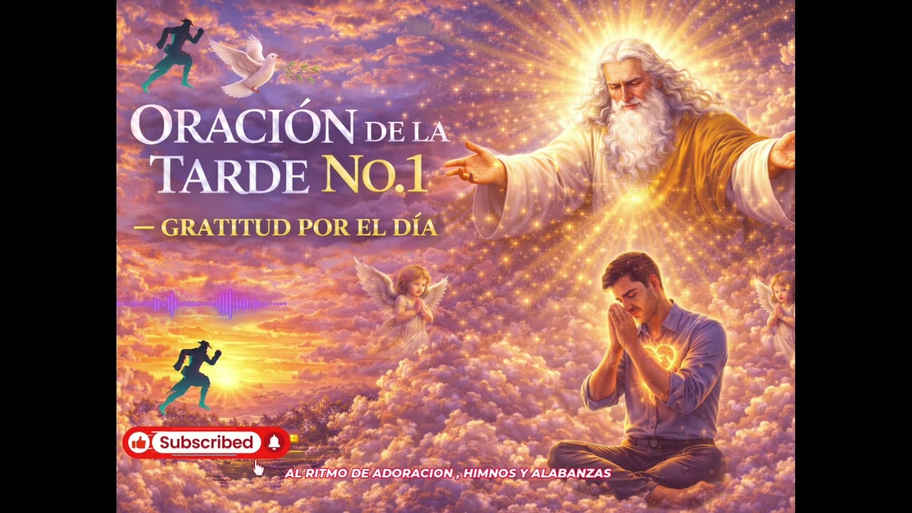 ORACIÓN DE LA TARDE NO.1 . GRATITUD POR EL DÍA. #dia #tarde #noche #oracion #oraciones #peticion
