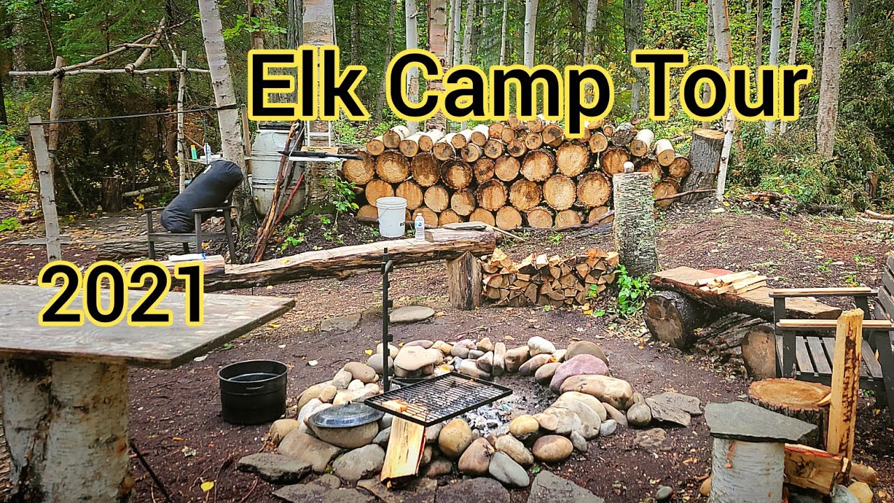 Camp Tour, Our Wall Tent Set-Up, New And Improved!