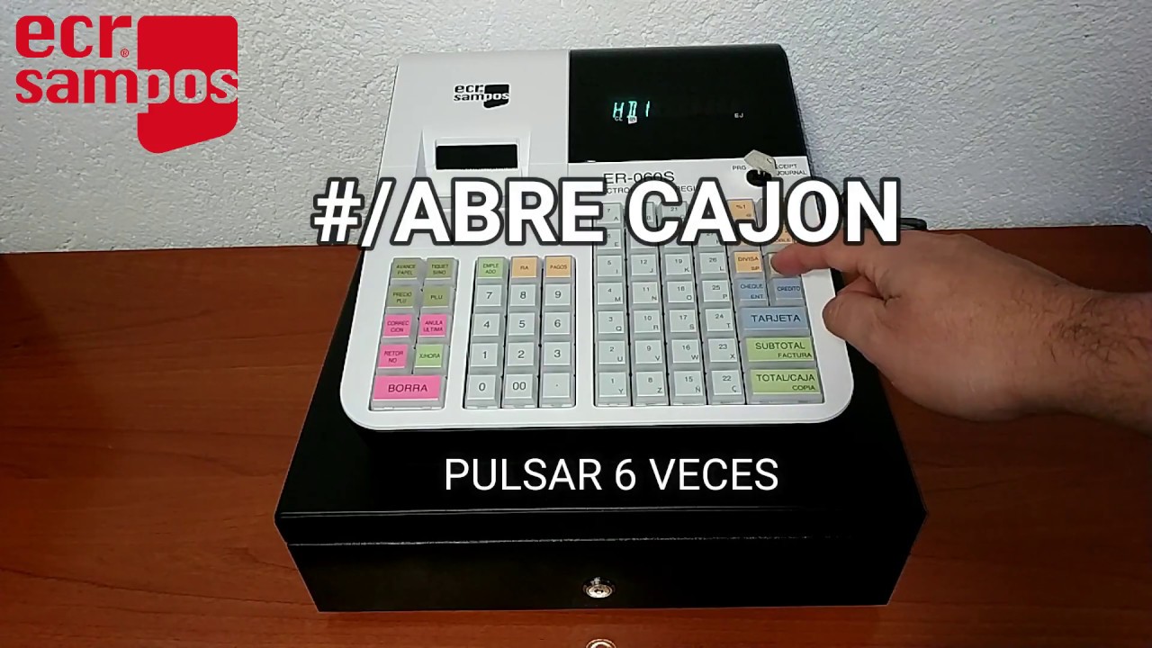ECR SAMPOS ER 060  VIDEOTUTORIALES -  5 CABECERA DE TICKET