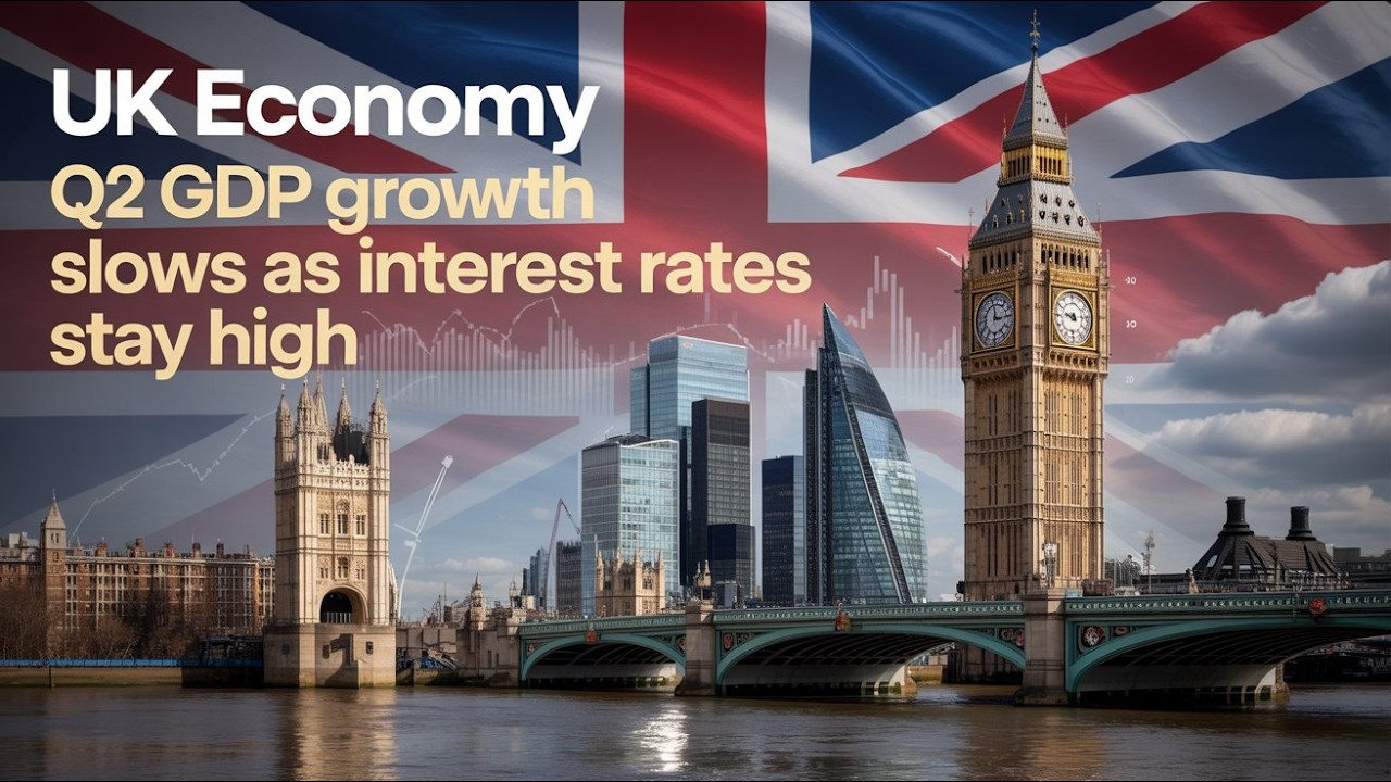 UK Economy 2025: Q2 GDP Growth Slows As Interest Rates Stay High