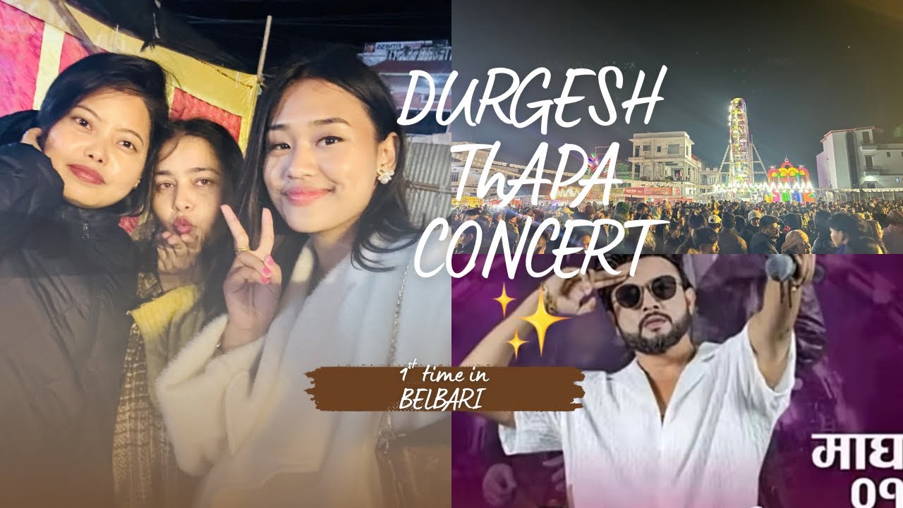 DURGESH THAPA 1st TIME IN 📍BELBARI ||BABAL RAMAILO BHO ✨@DurgeshThapa 
