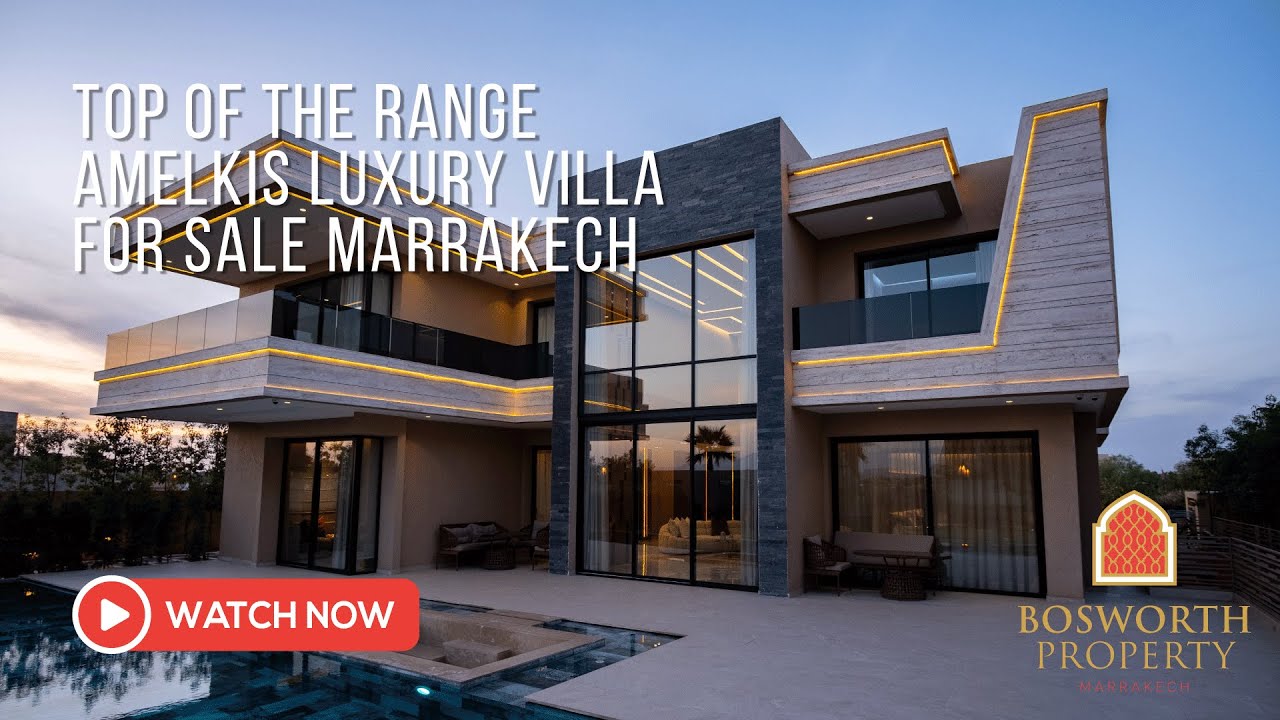 Top of the range Amelkis Luxury Villa For Sale Marrakech