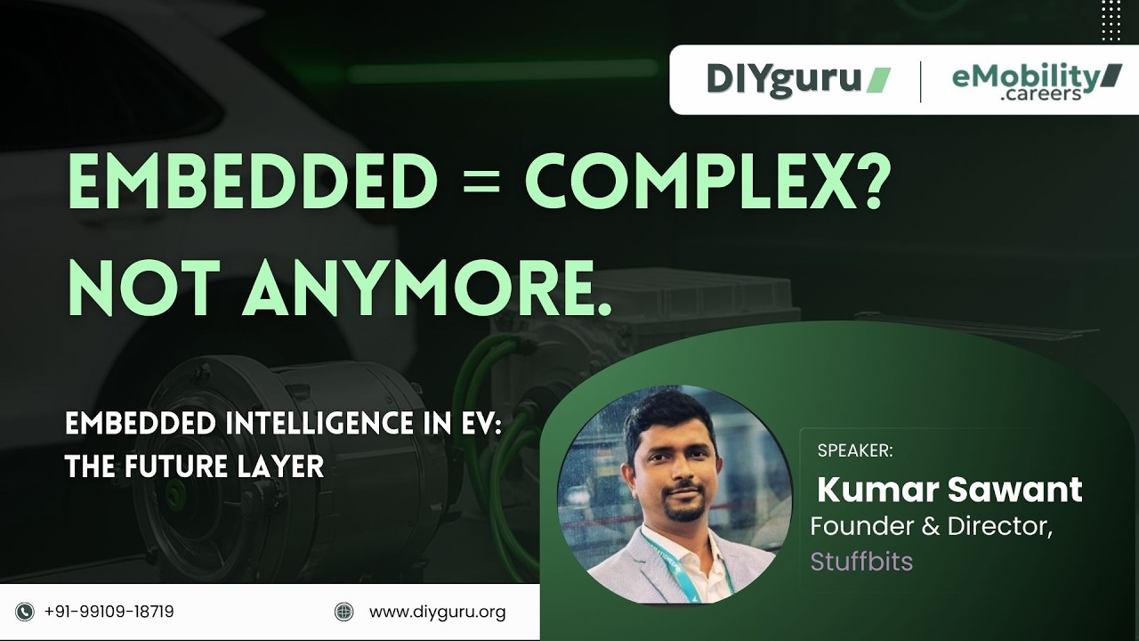 Embedded Intelligence in EVs Explained | Future EV Careers 2026 | Kumar Sawant | Stuffbits