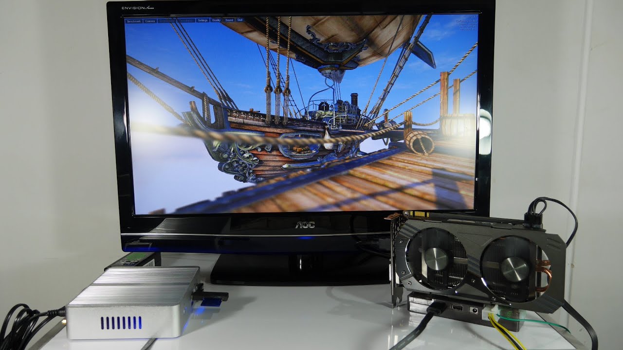 Como Instalar una Tarjeta de video externa en un mini PC o laptop (i3-5005u + Gtx 960)
