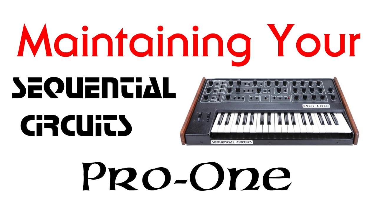 Maintaining Your Pro One