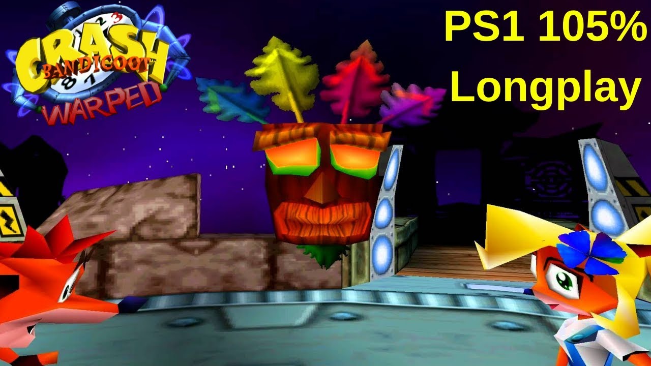 Crash Bandicoot 3: Warped PS1 105% Longplay