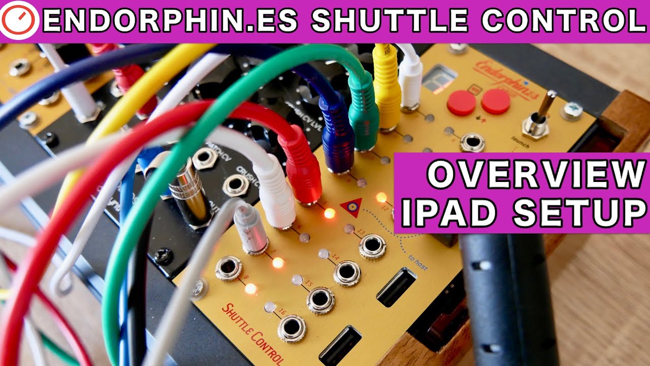 Endorphines Shuttle Control Overview & iPad MIDI Sequencer Setup | SYNTH ANATOMY