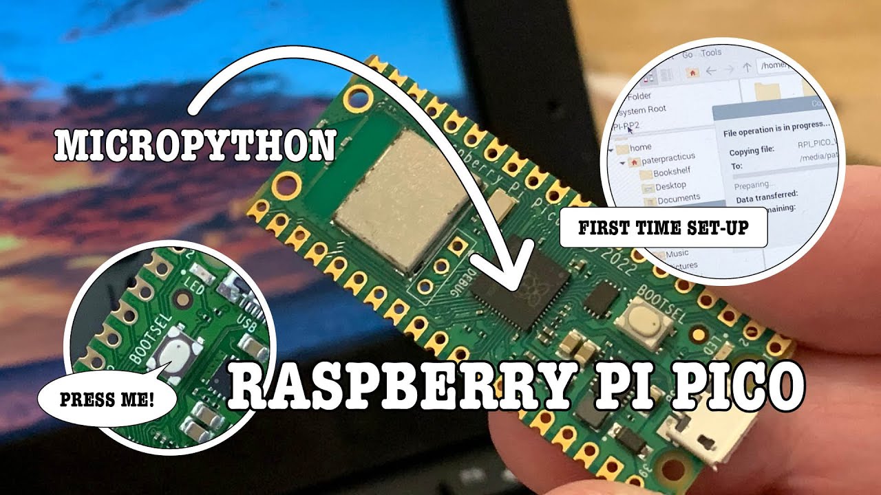 Настройка Raspberry Pi Pico &ndash; установка MicroPython и использование Thonny для управления файлами.