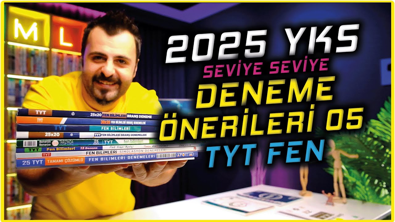 2025 TYT Fen Deneme Önerileri | Seviye Seviye | Sponsorsuz | Deneme Kombini 05