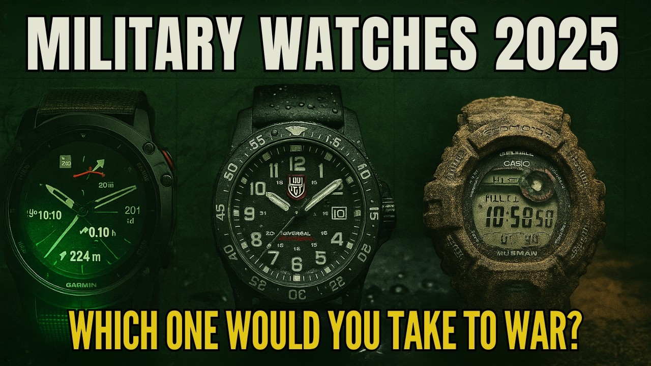Tactical Watches You Need in 2025 | Built for Military, Survival & Adventure