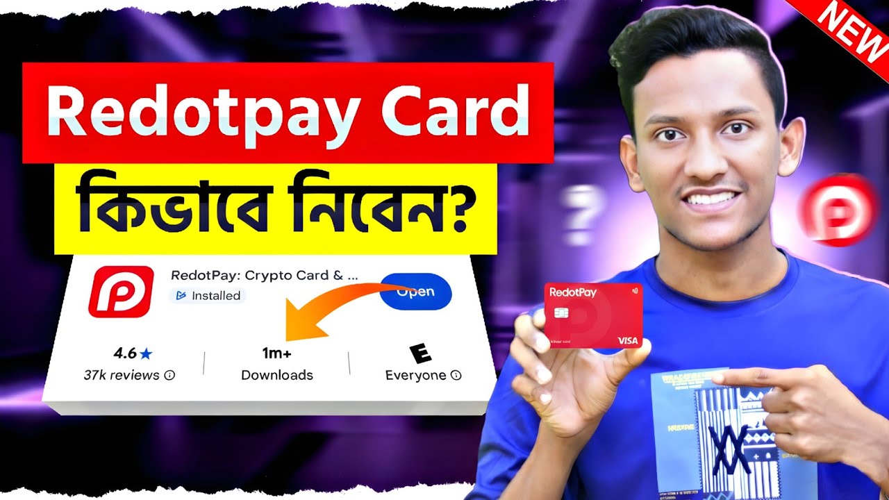 Redotpay Card Bangla 2026 | Dual Currency Virtual Card in Bangladesh | Redotpay Account Create