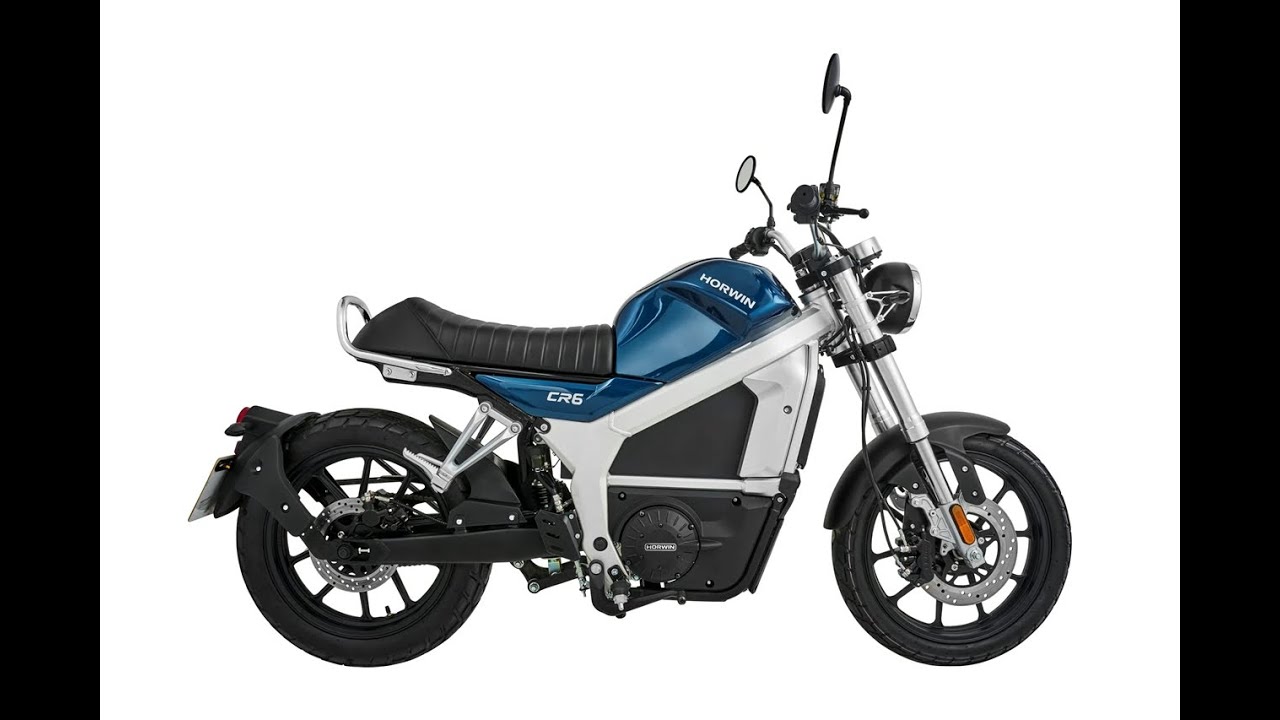 Horwin CR6 6.2kw 60mph Electric Motorcycle vs Super Soco TC Max Static Review : Green-mopeds.com
