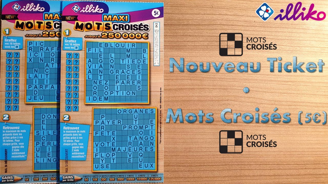 Grattage du ticket 