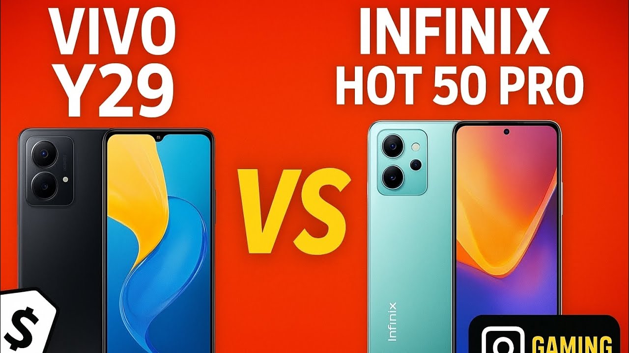 Vivo Y29 vs Infinix Hot 50 Pro | Camera, Gaming & Battery Test