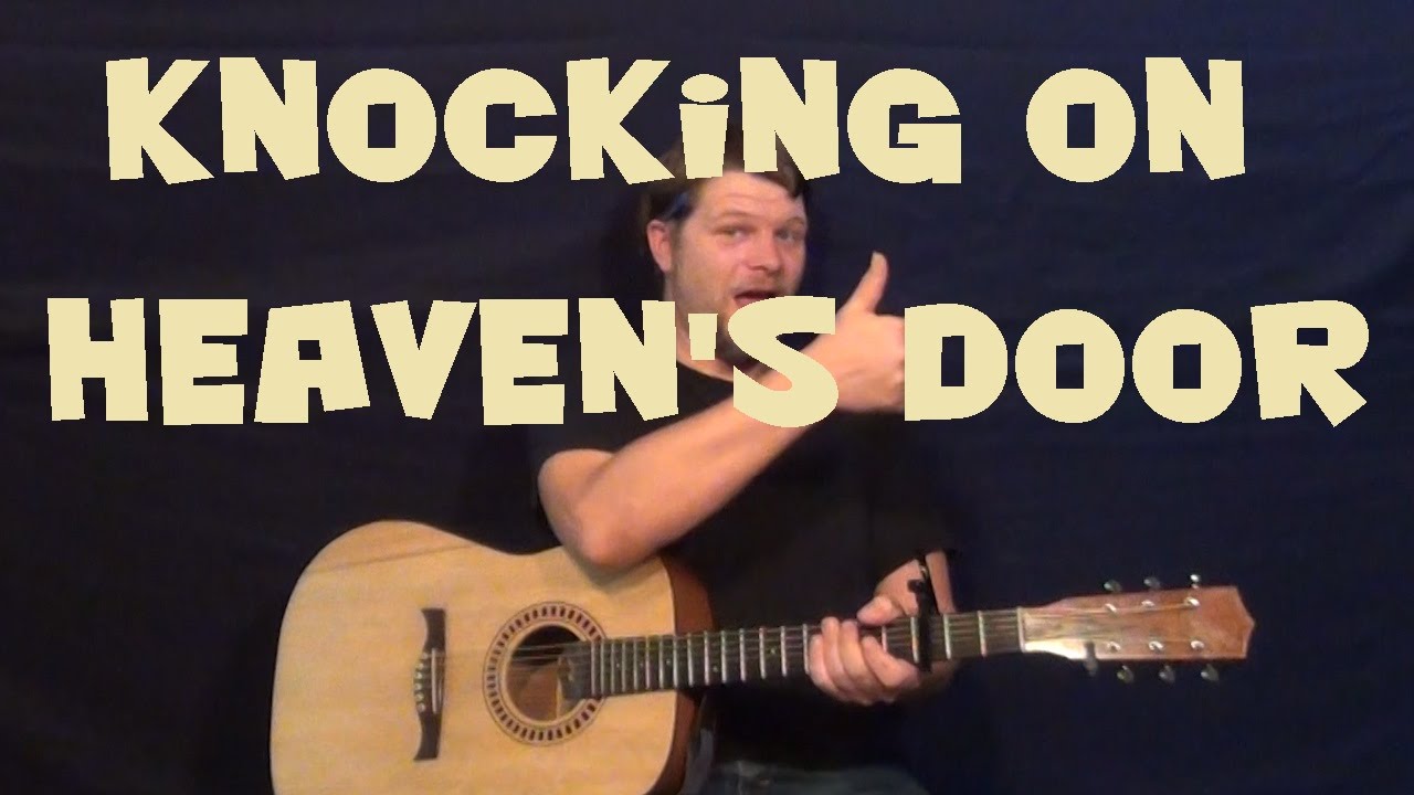Knocking on Heaven's Door (Bob Dylan) How to Play Easy Strum Guitar Chords Lesson