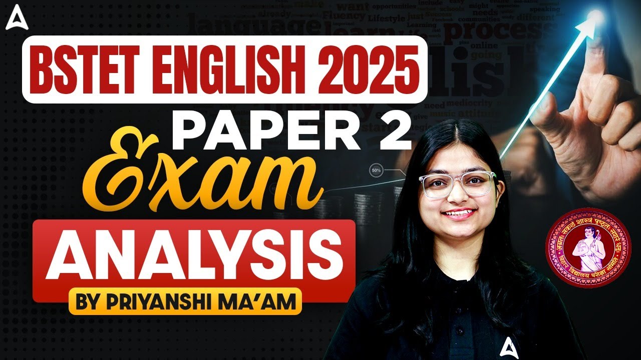 BSTET English 2025 Paper 2 Exam Analysis | STET English Paper 2 Expected Cut Off By Priyanshi Ma&rsquo;am