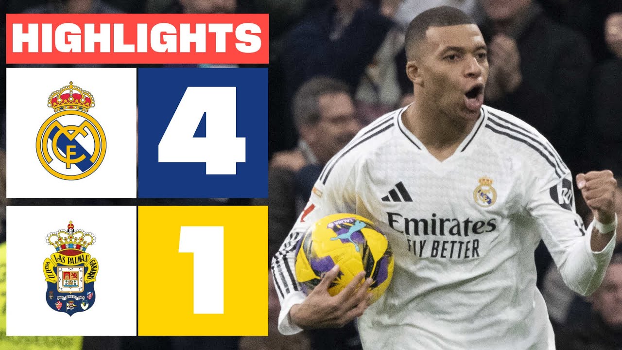 REAL MADRID 4 - 1 UD LAS PALMAS I RESUMEN LALIGA EA SPORTS