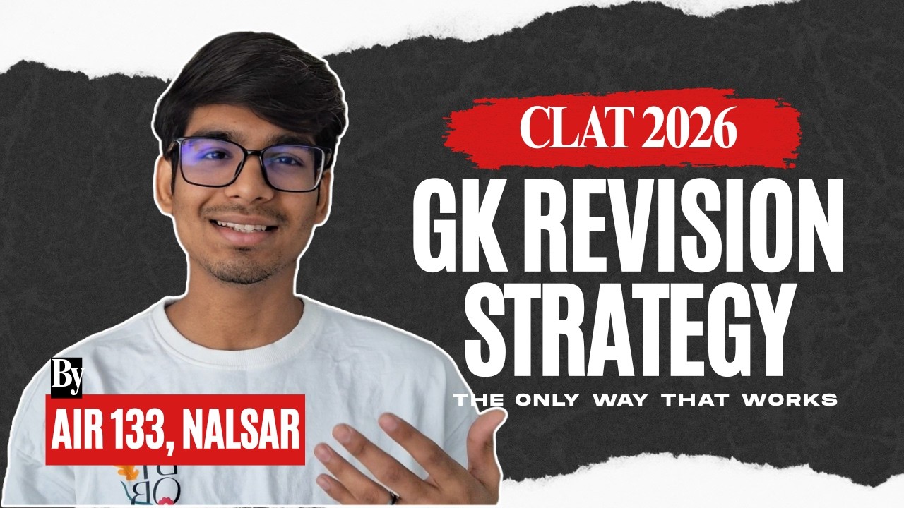 Хватит тратить время на GK! Идеальная стратегия подготовки к CLAT 2026