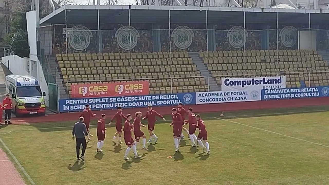 Concordia Chiajna vs Dumbravita. Incalzire ⚽ Liga 2 Romania. Football Scouting 21.03.2026 ⚽ ✍🏻 📝