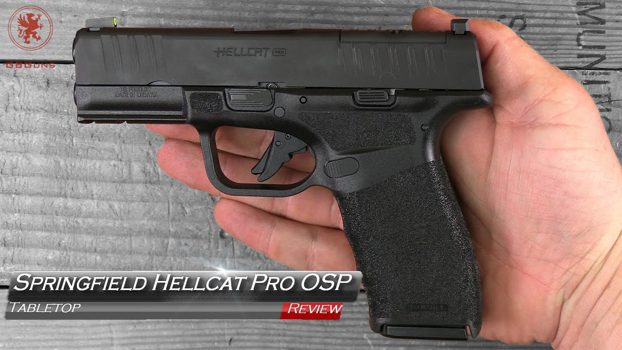 Обзор настольной игры Springfield Armory Hellcat Pro и полевые испытания