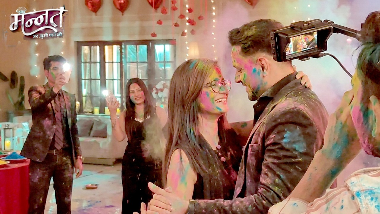 Mannat Update: Holi Par Mannat,Vikrant Ka Romance, Vikrant Ne Pyaar Se Lagaya Mannat Ko Gulal