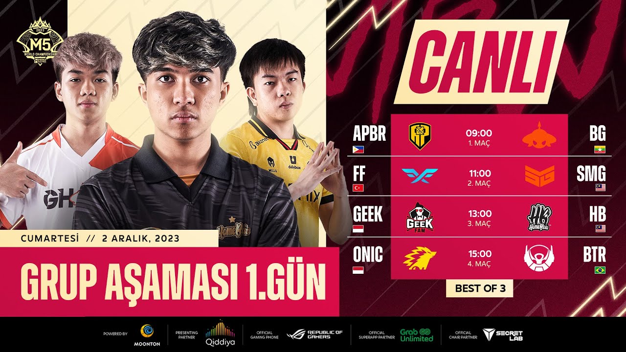 CANLI | 1. GÜN | M5 Dünya Şampiyonası Grup Aşaması | (TR)