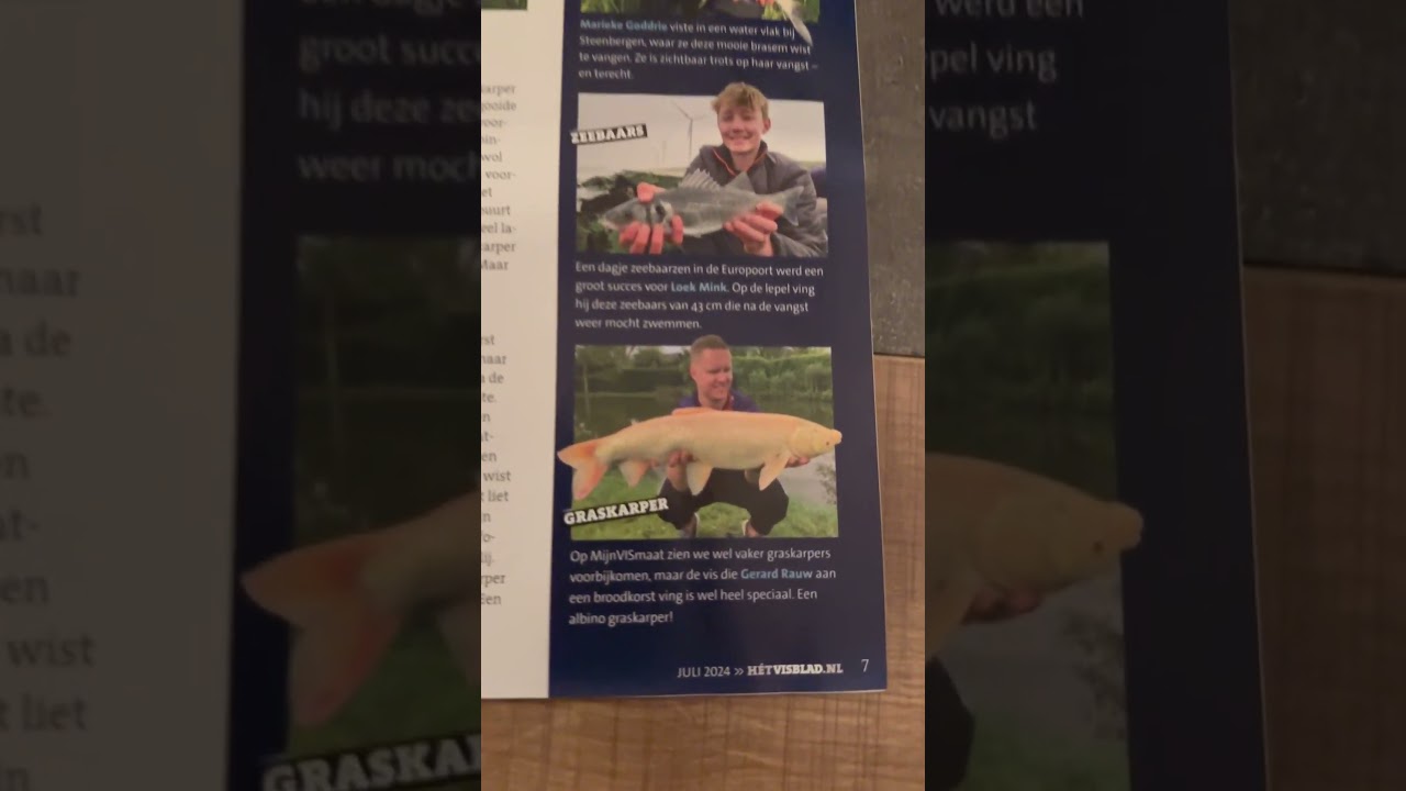 Hebben jullie hem al gespot in Het Visblad 🕵🏼‍♂️👀😎! 