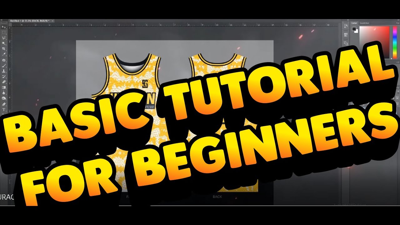 How to Design Basketball Jersey Mockup 2020 | Basic Tagalog Tutorial for Beginners
