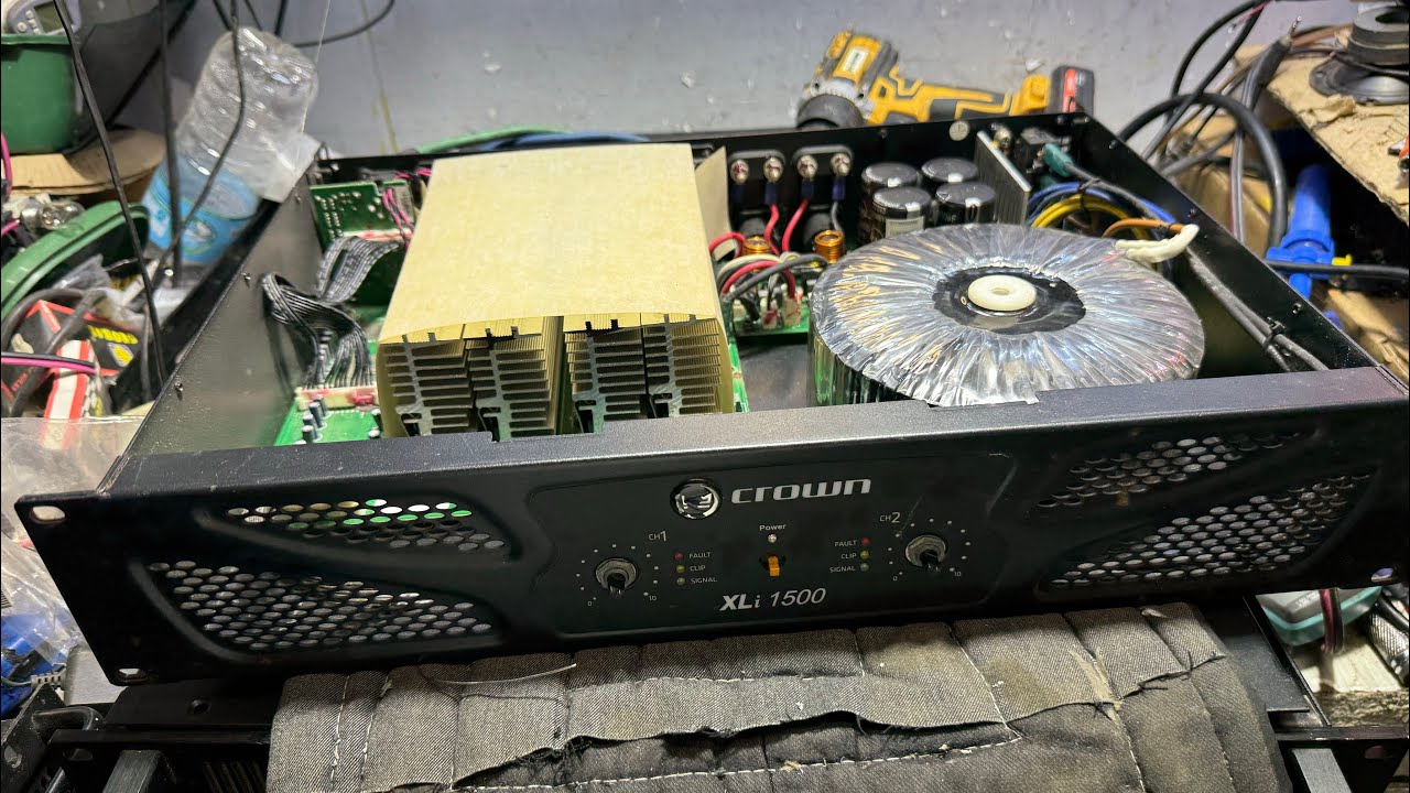 CROWN XLi 1500 power amplifier mahina at basag ang tunog tips kung paanu ayusin