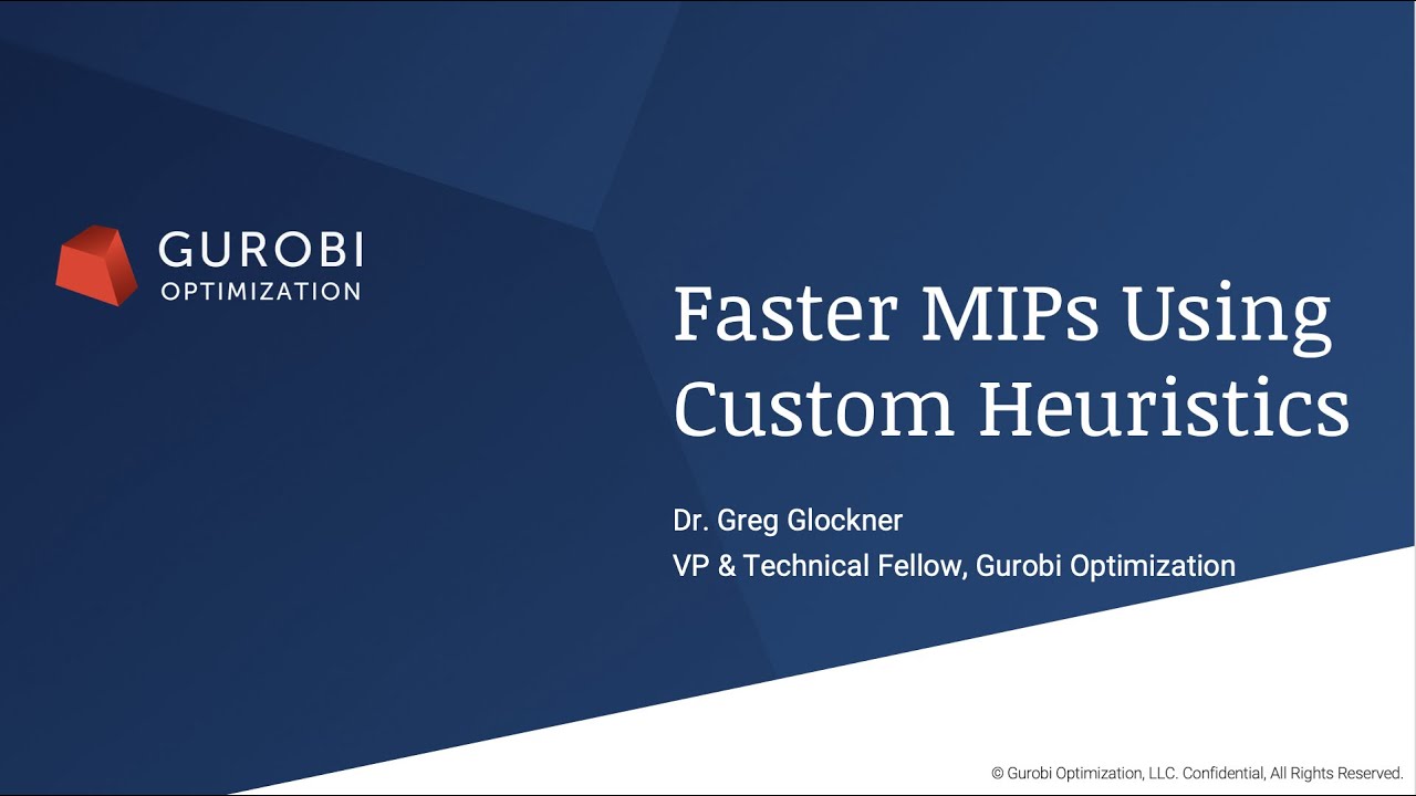 Faster MIPs Using Custom Heuristics