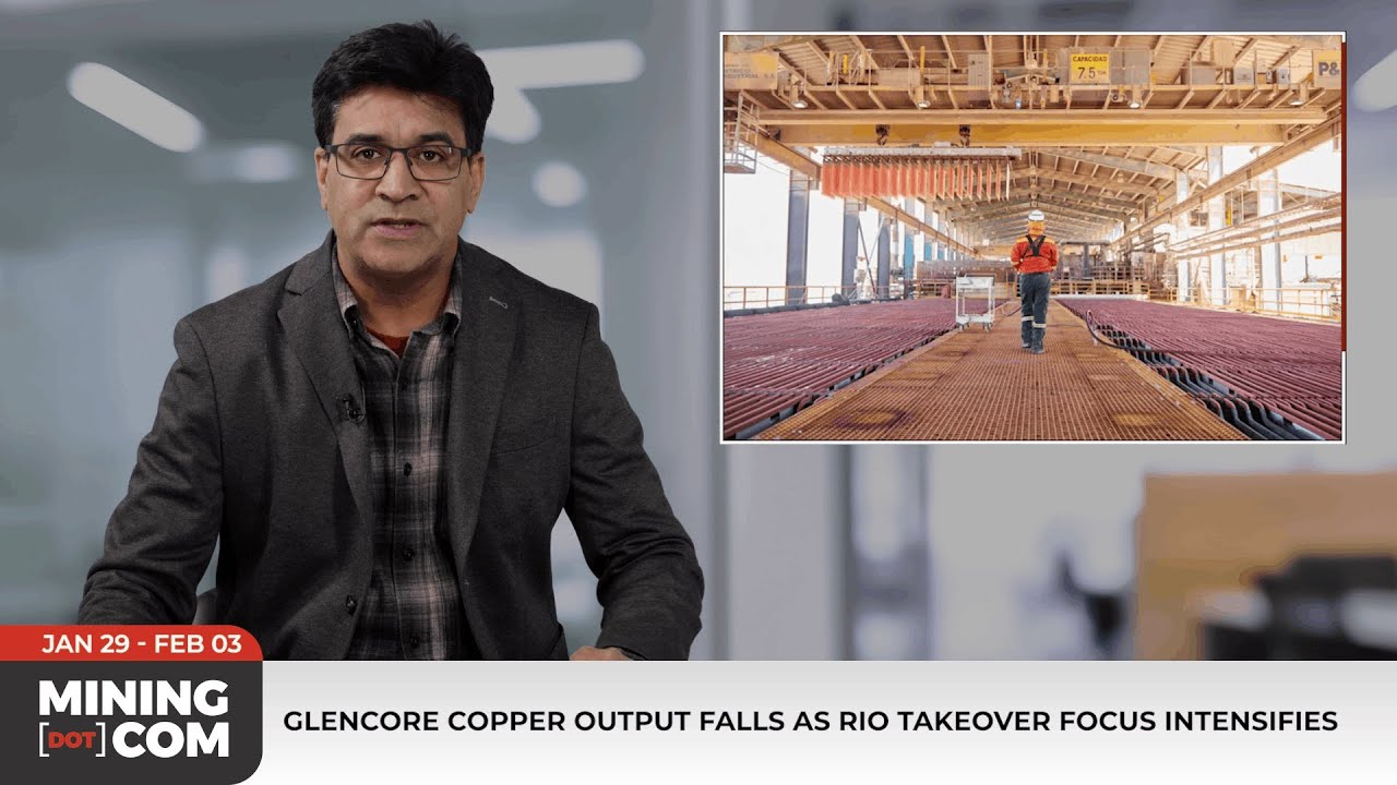 Glencore's Copper Output Falls As Rio Tinto Tie-Up Looms
