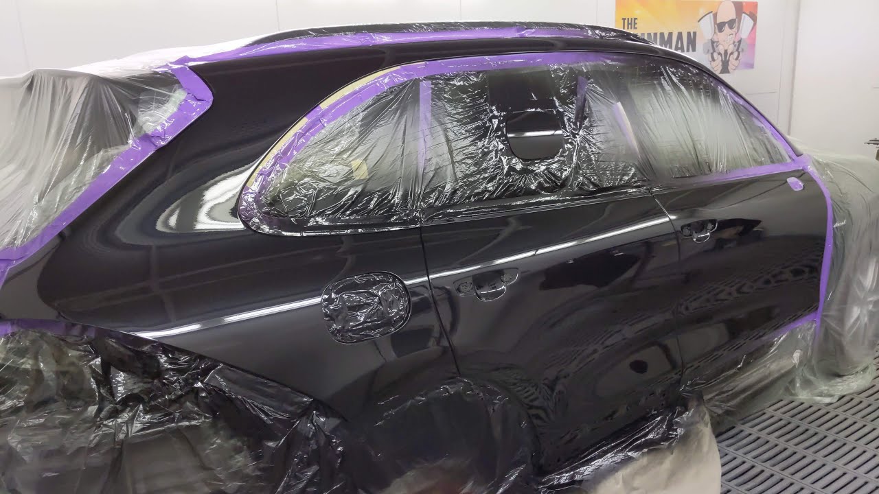 Porsche Cayenne Spray Painting