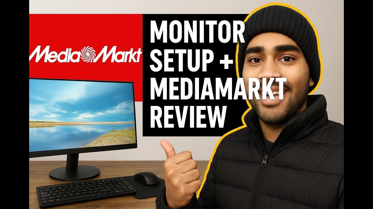 Monitor Setup + MediaMarkt Shopping Review 🇩🇪 | Budget Tech in Germany