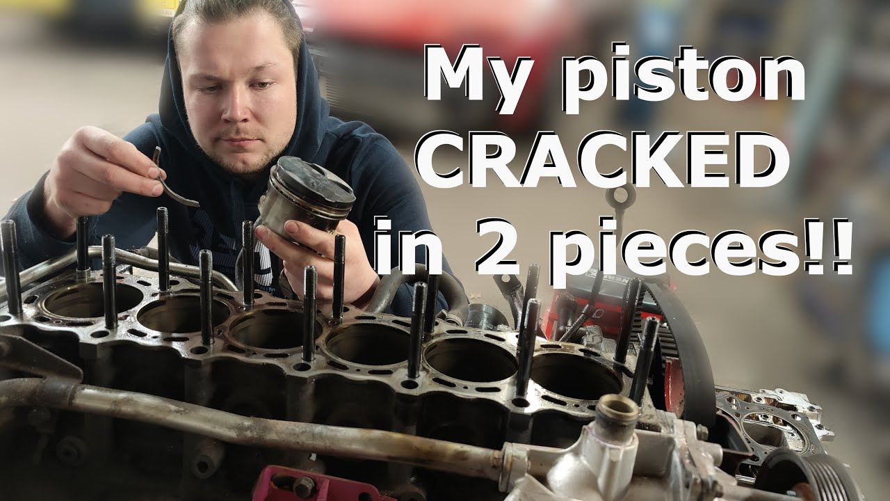 The piston CRACKED in 2 pieces!!... [Rebuilding my 1JZ GTE-VVTI to 600+HP!]