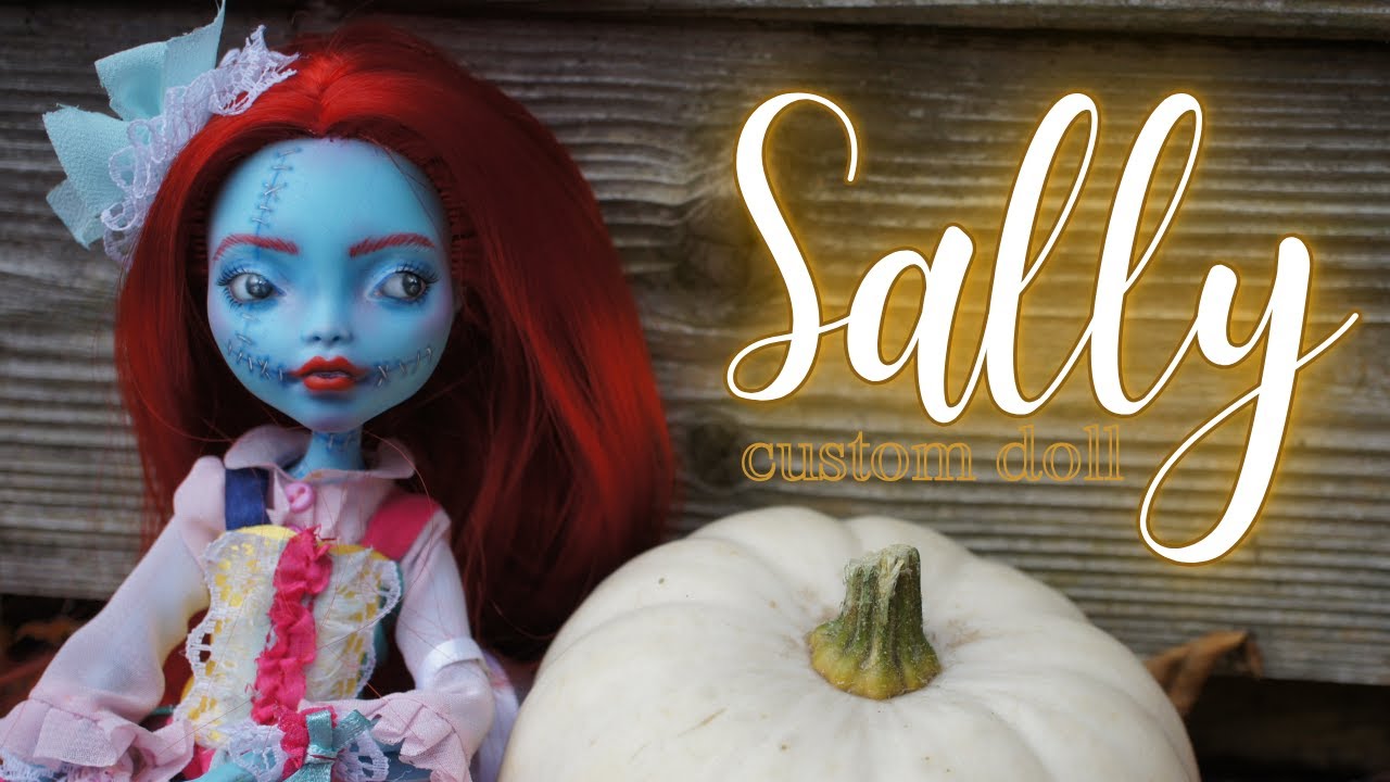 LOLITA SALLY SKELLINGTON from The Nightmare Before Christmas OOAK Custom Doll Repaint