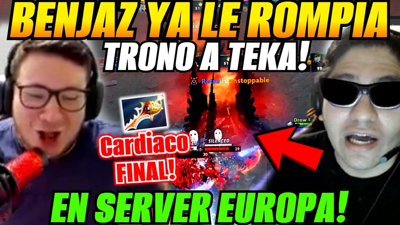 😂KINGTEKA vs BENJAZ! Server EUROPA!😂YA CANTABA LA VICTORIA! YA ROMP1A TRONO!