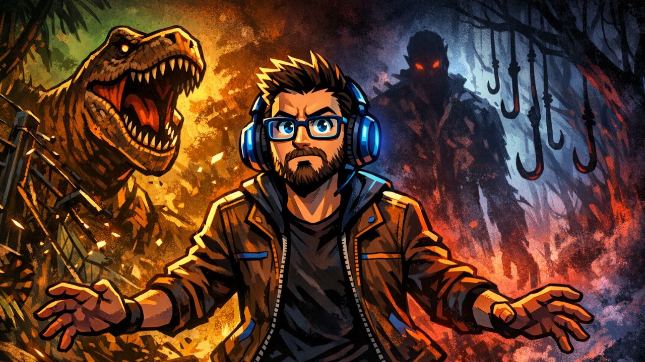 🦖 Construindo o Parque Perfeito… Até os Killers Chegarem! | Jurassic World Evolution 2 + DBD 🔪 !pix