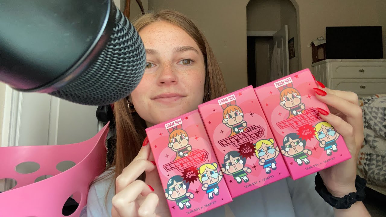 ASMR popmart blind unboxing