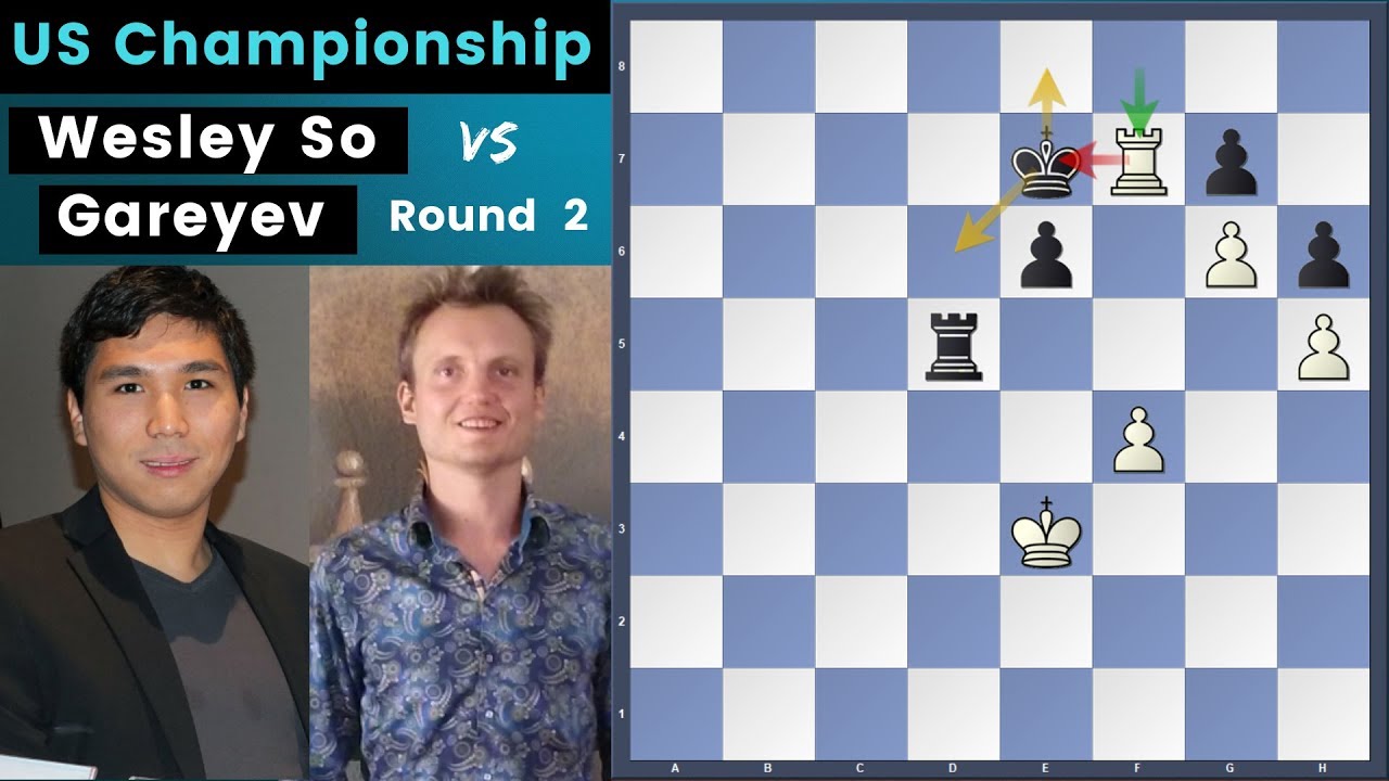 Endgame Slip! - Wesley So vs Gareyev | US Chess Championship 2019 Round 2