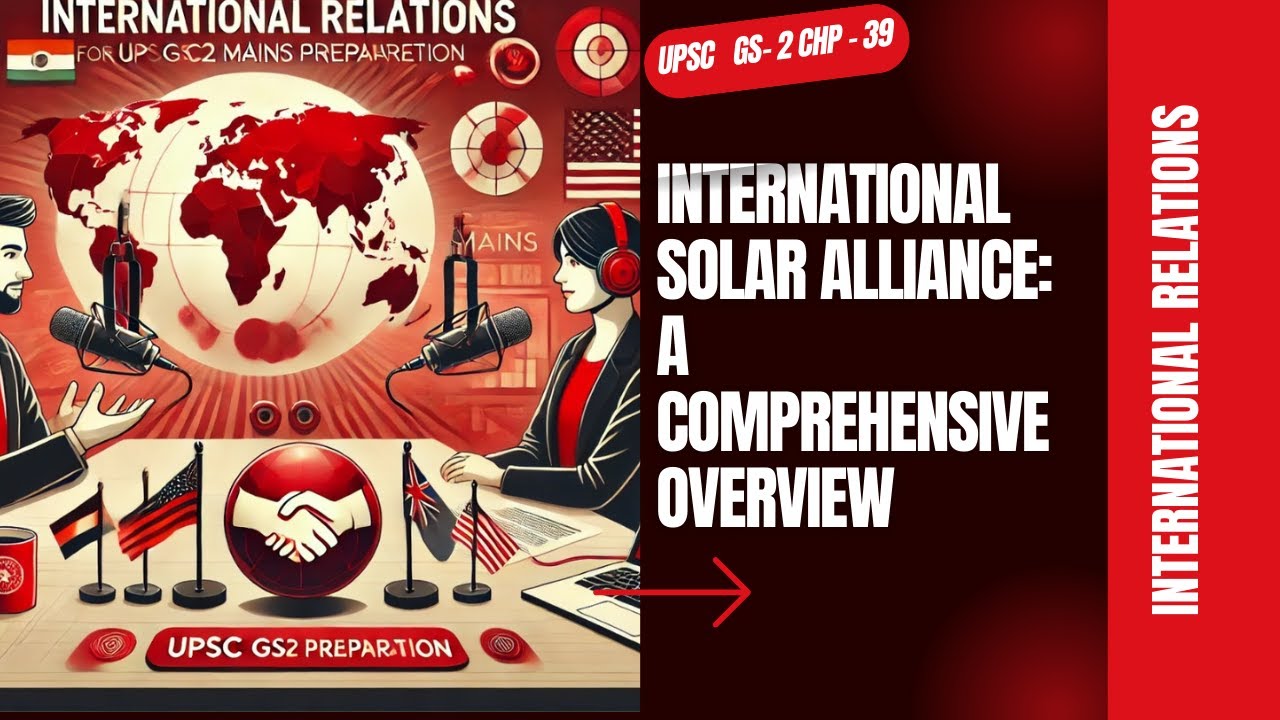 International Solar Alliance  A Comprehensive Overview Chapter  39