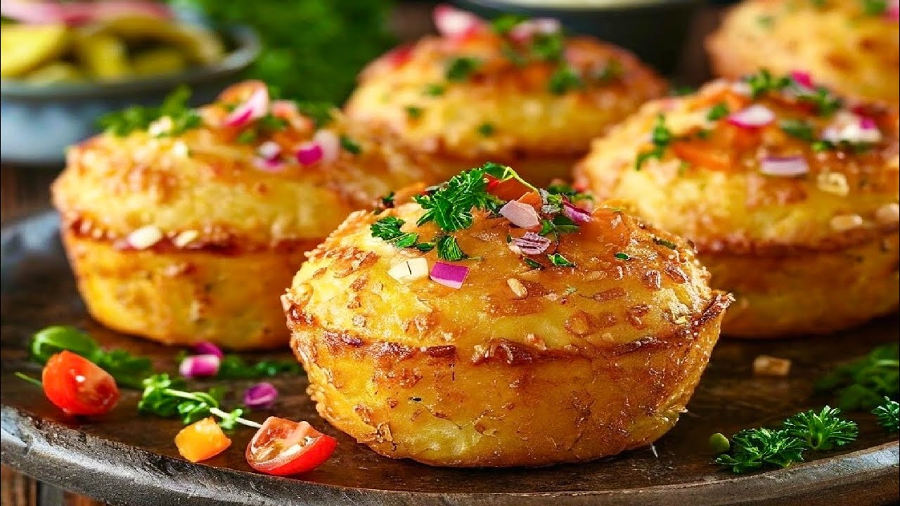 Kartoffelmuffins im Ofen – einfach und lecker!
