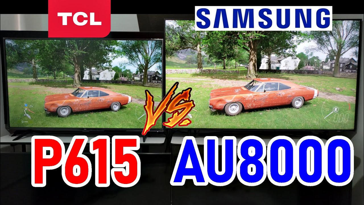 TCL P615 vs SAMSUNG AU8000: Smart TVs 4K con HDR ¿Cuál es mejor opción?