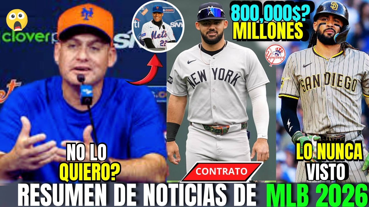 METS TOMAN DURA DECISIÓN CAMBIARAN A SOTO! DOMINGUEZ GANA 800,000 EN CONTRATO! TATIS LO NUNCA VISTO