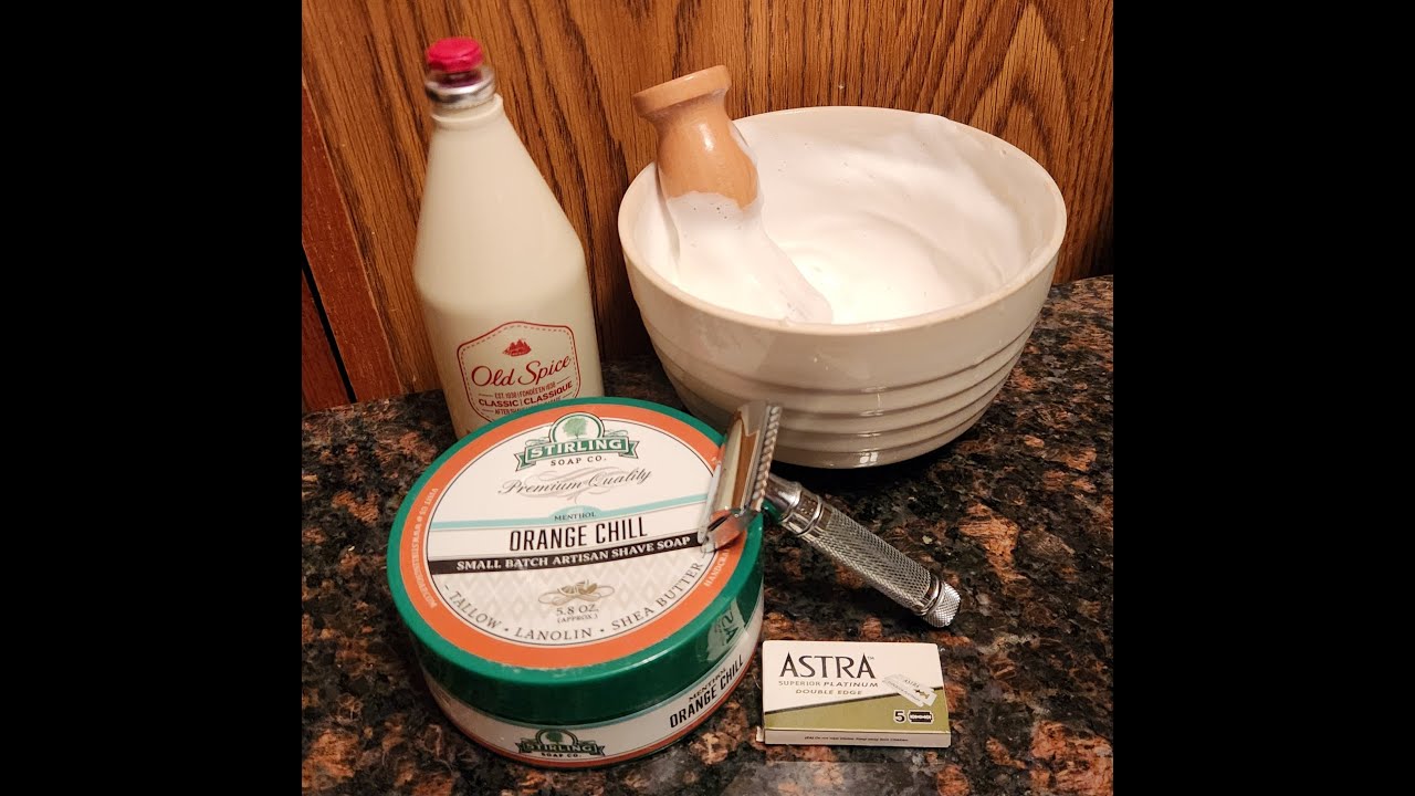 SOTD: Stirling Orange Chill / Edwin Jagger DE89 Razor / Astra Blades / Old Spice